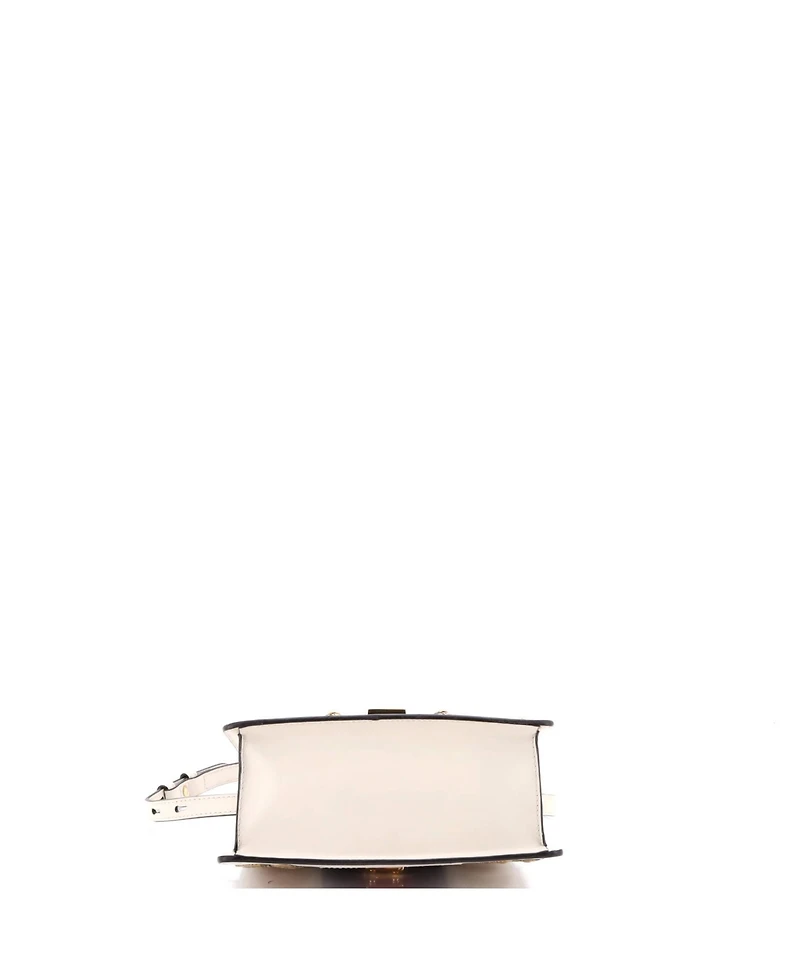 Pre-Owned Gucci Mini Sylvie Top Handle Bag Embellished Leather
