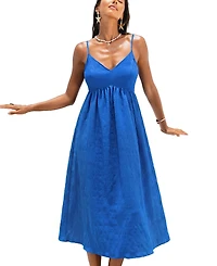 Cupshe Women's Core Memory Maxi Beach Dress