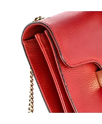 Pre-Owned Gucci Small Interlocking Shoulder Bag Leather