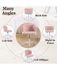 Rainsken Faux Fur Office Chair