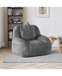 gaomon Large Bean Bag Chair with Filling, Soft Floor Sofa for Living Room and Bedroom