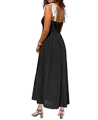 Cupshe Women's Cabana Date Maxi Beach Dress