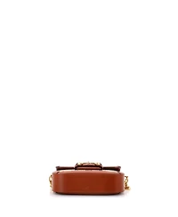 Pre-Owned Gucci Mini Horsebit 1955 Shoulder Bag Crystal Embellished Gg Canvas
