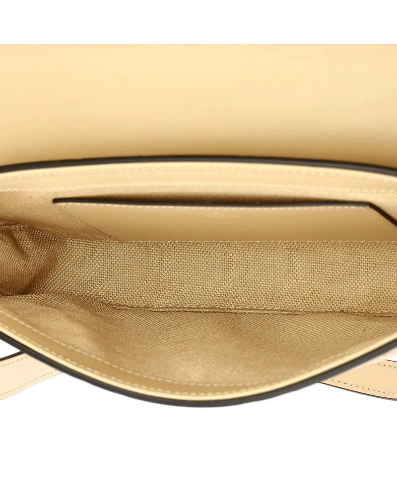 Pre-Owned Gucci Super Mini Envelope Flap Crossbody Bag Jumbo Gg Embossed Leather
