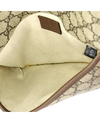 Pre-Owned Gucci Neo Vintage Flap Belt Bag Gg Coated Canvas