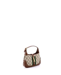 Pre-Owned Gucci Mini Jackie 1961 Hobo Gg Coated Canvas