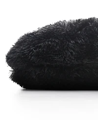 Cheer Collection Textured Fluffy Decorative Pillow