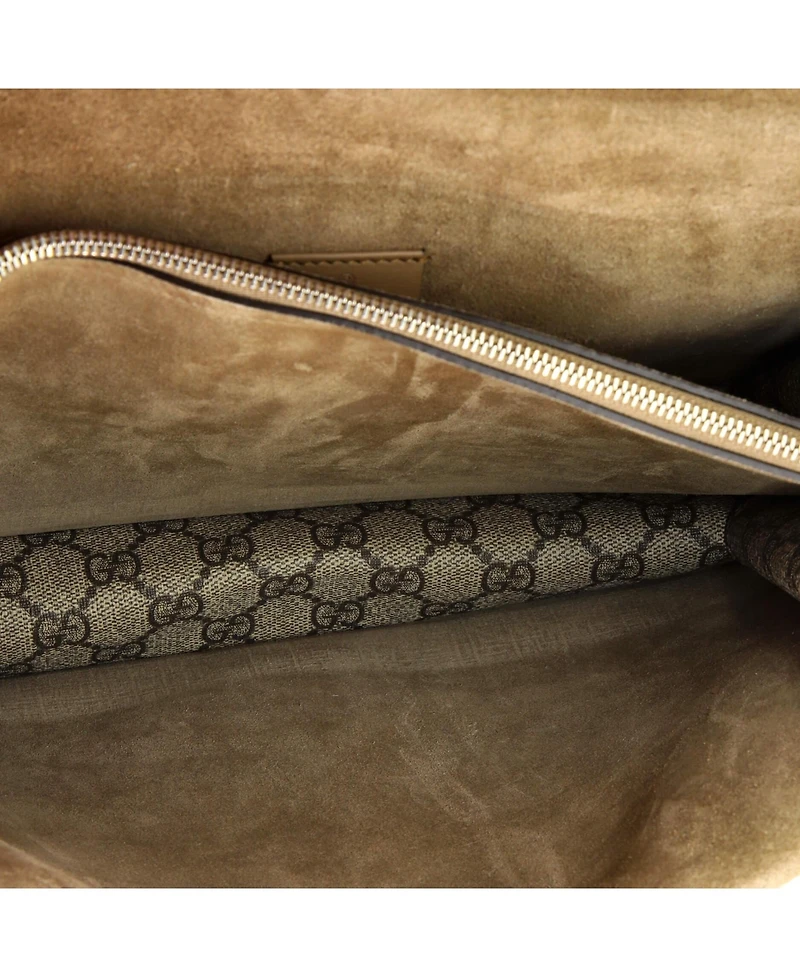 Pre-Owned Gucci Medium Dionysus Bag Gg Coated Canvas