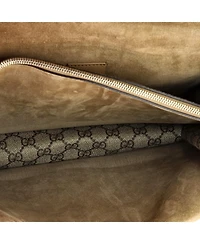 Pre-Owned Gucci Medium Dionysus Bag Gg Coated Canvas