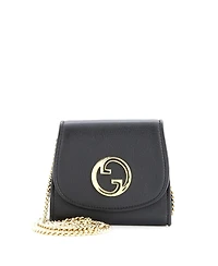 Pre-Owned Gucci Medium Blondie Nm Wallet on Chain Leather