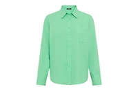 Olsen Women's Linen Blend Shirt