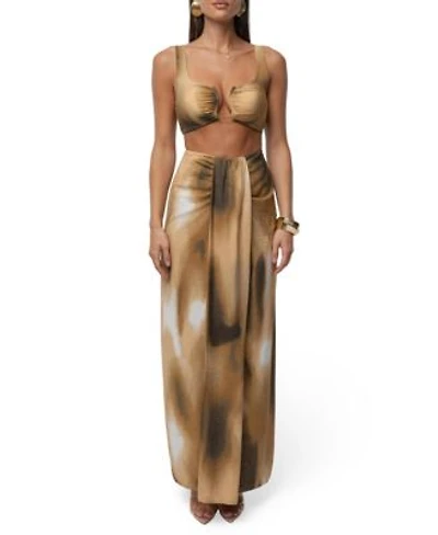 Jluxlabel Earthbound Top Flowing Elegance Maxi Skirt