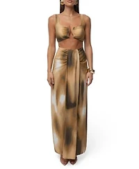 Jluxlabel Earthbound Top Flowing Elegance Maxi Skirt