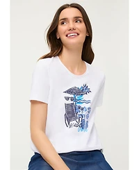 Olsen Women's Placement Print T-Shirt