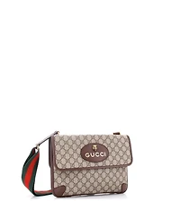 Pre-Owned Gucci Medium Neo Vintage Flap Messenger Gg Coated Canvas