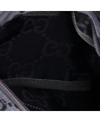 Pre-Owned Gucci Ripstop Belt Bag Gg Nylon and Leather