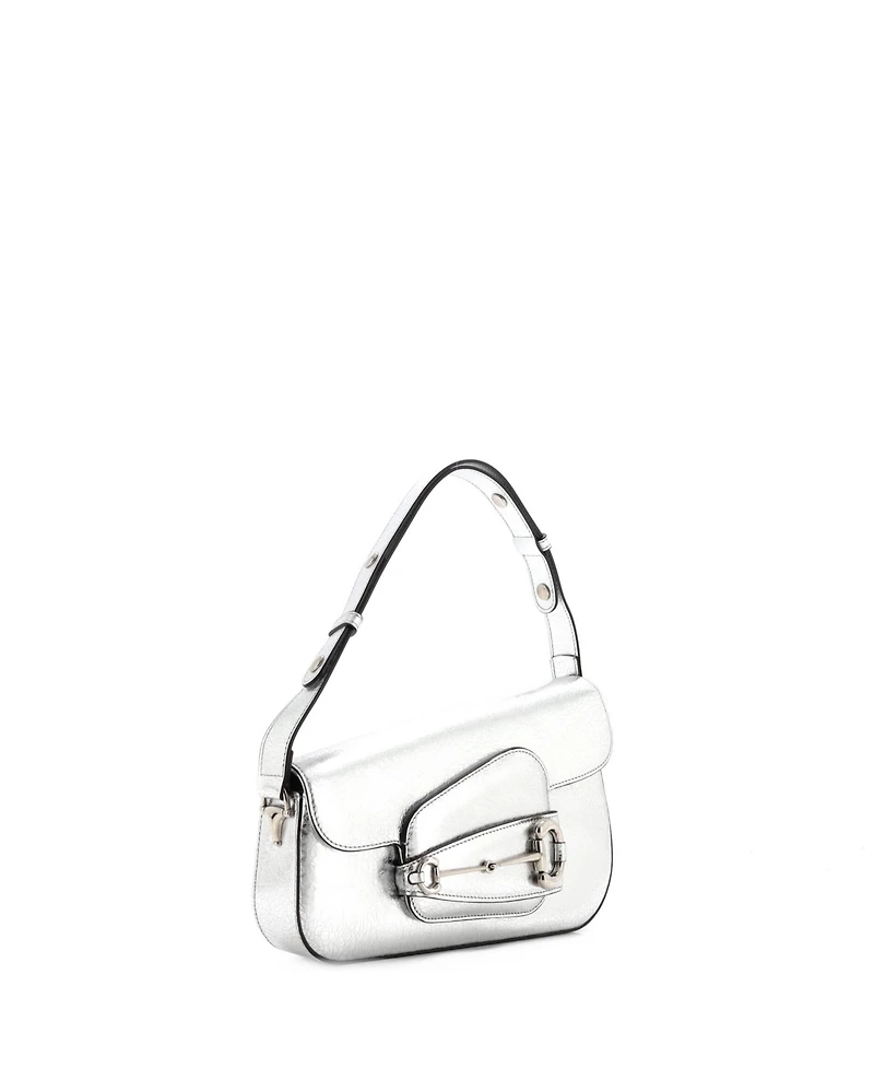 Pre-Owned Gucci Small Horsebit 1955 Asymmetric Shoulder Bag Leather