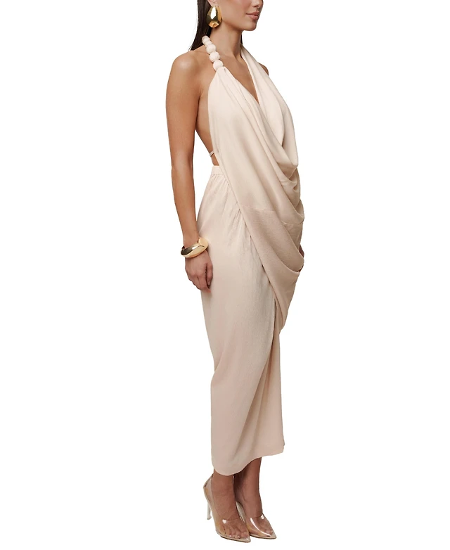 bridesmaid dress with bolero Casual A-Line V-Neck Sleeveless Beaded Beach Wedding Boho Beachwear Color:Gold on BLACK - with HOOK Fastener Make a statement at VERONICA DRESS