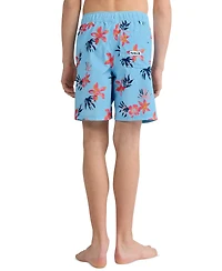 Hurley Boys' 8-18 Floral Pull-On Swim Trunks