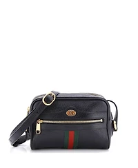 Pre-Owned Gucci Mini Ophidia Shoulder Bag Leather