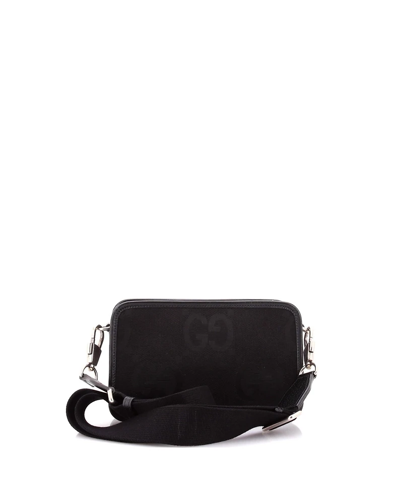 Pre-Owned Gucci Mini Camera Bag Jumbo Gg Canvas