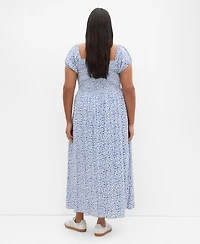 City Chic Women's Abbie Print Maxi Dress