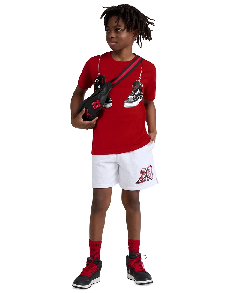 Jordan Boys' 8-20 Shoe Strings Crewneck T-Shirt