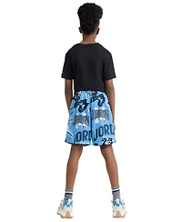 Jordan Boys' 8-18 Dynasty Printed Elastic Waist Shorts