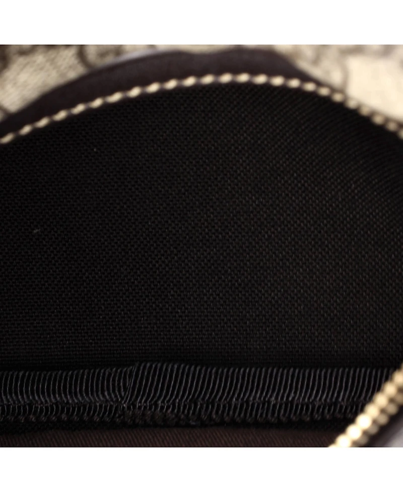 Pre-Owned Gucci Small Belt Bag Gg Coated Canvas with Leather
