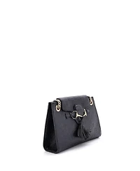 Pre-Owned Gucci Small Emily Chain Flap Shoulder Bag Guccissima Leather