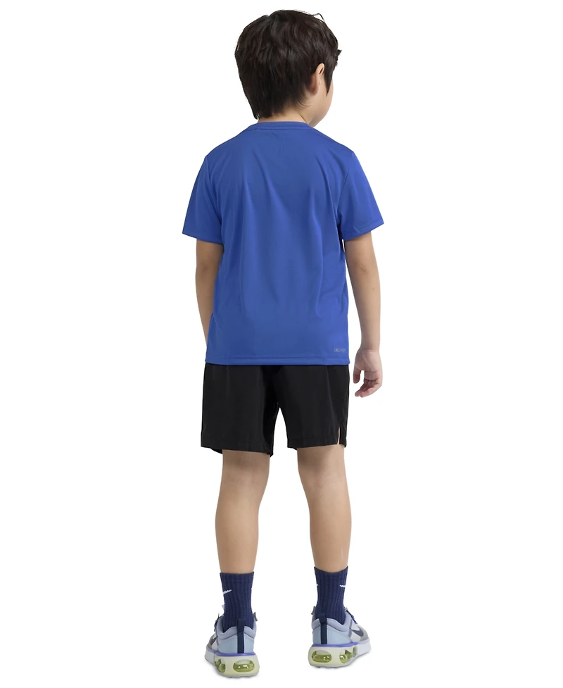 Nike Boys' 4-7 Crewneck T-Shirt and Woven Shorts, 2-Piece Set