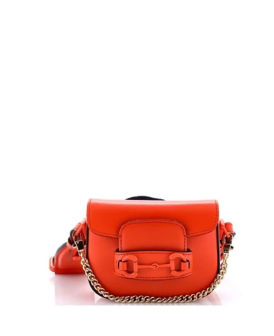 Pre-Owned Gucci Horsebit 1955 Flap Wallet with Strap Leather