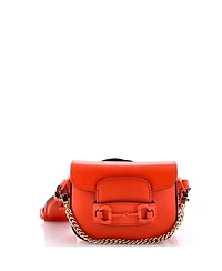 Pre-Owned Gucci Horsebit 1955 Flap Wallet with Strap Leather