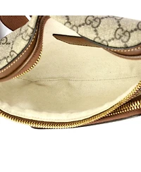 Pre-Owned Gucci Large Interlocking G Patch Belt Bag Gg Coated Canvas