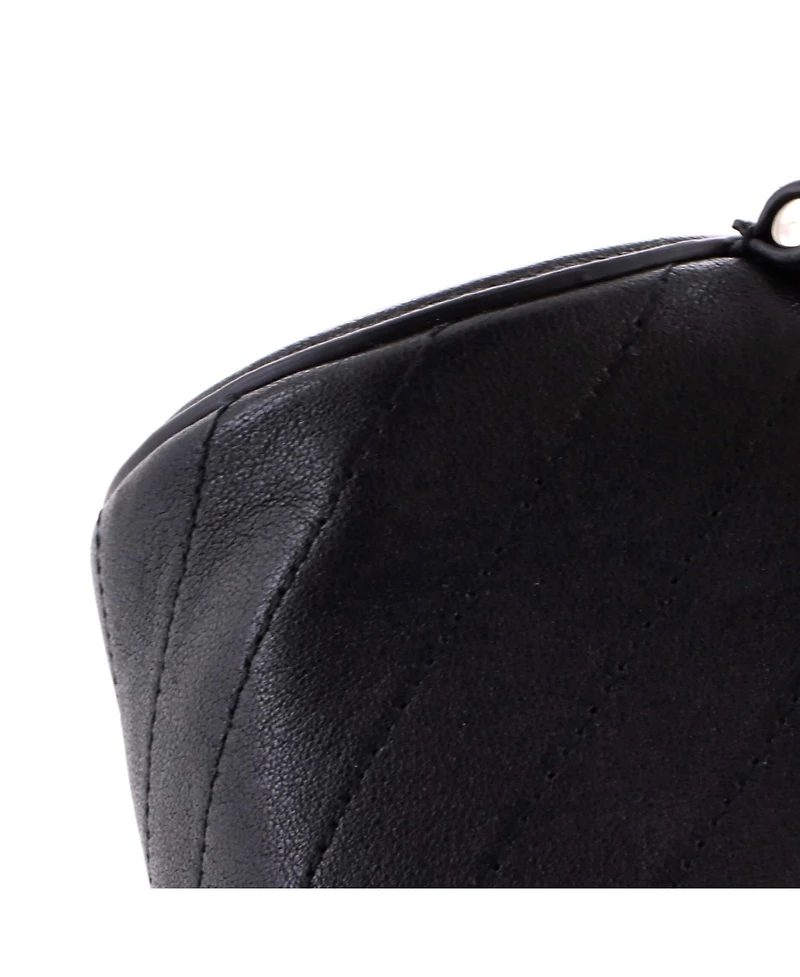 Pre-Owned Gucci Mini Blondie Shoulder Bag Diagonal Quilted Leather