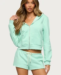 Edikted Women's Lynette Zip Up Hoodie