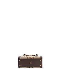 Pre-Owned Gucci Mini Diana Nm Bamboo Handle Tote Jumbo Gg Canvas