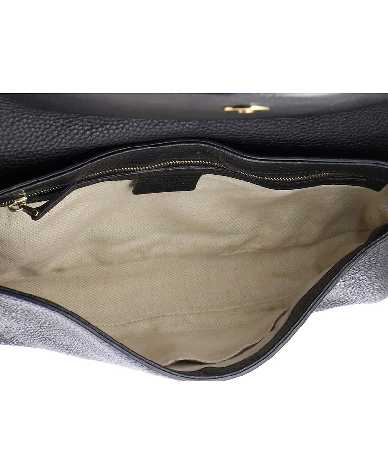Pre-Owned Gucci Medium Soho Chain Crossbody Bag Leather