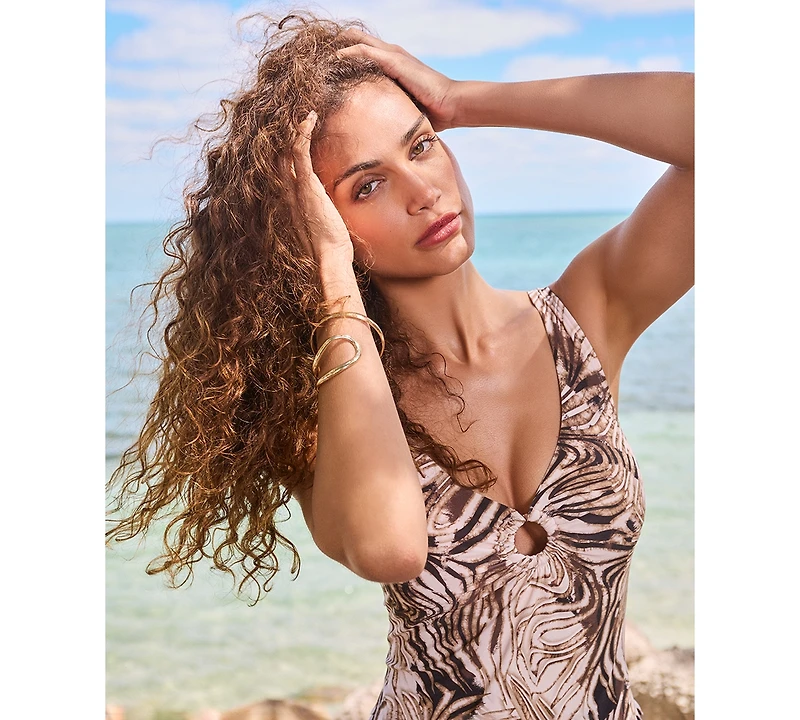 Beyond Control Women's Wild Thing Ruffle Swim Dress