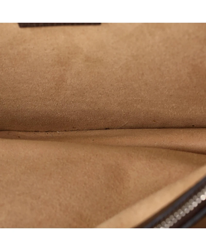 Pre-Owned Gucci Small Dionysus Top Handle Chain Bag Gg Coated Canvas