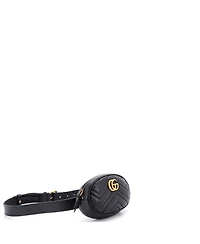 Pre-Owned Gucci Gg Marmont Belt Bag Matelasse Leather