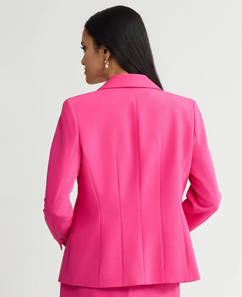 Kasper Women's One-Button Chain-Trim Blazer, Regular & Petite