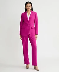 Kasper Women's Belted Notch Collar Blazer