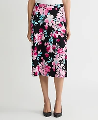 Kasper Women's Printed A-Line Skirt