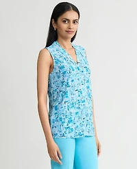 Kasper Women's Printed Sleeveless Top, Regular & Petite