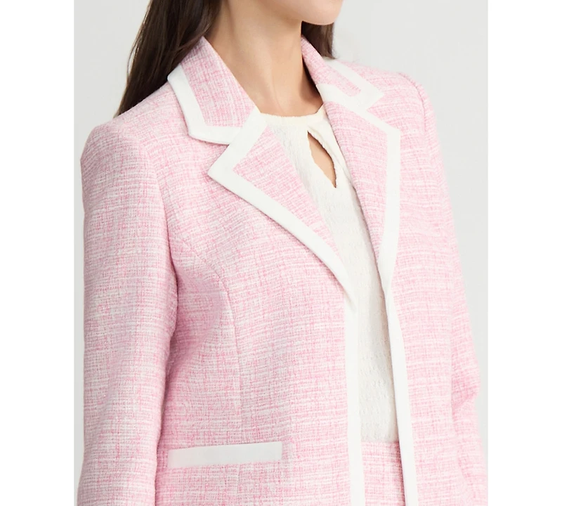 Kasper Women's Framing-Trim Open-Front Blazer, Regular & Petite