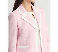 Kasper Women's Framing-Trim Open-Front Blazer, Regular & Petite