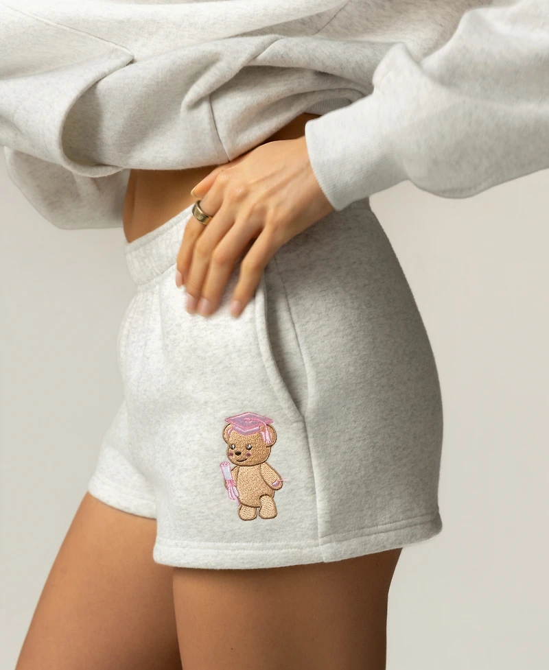 The Happy Camp3r Juniors' Grad Bear Pull-On Fleece Shorts