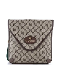 Pre-Owned Gucci Medium Neo Vintage Envelope Messenger Gg Coated Canvas