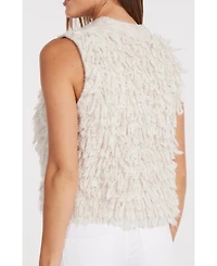 Bishop + Young Women's Miranda Fringe Sweater Vest